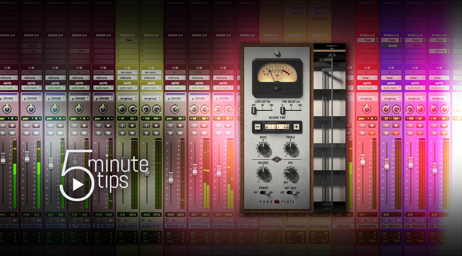 5-Min UAD Tips: Pure Plate Reverb