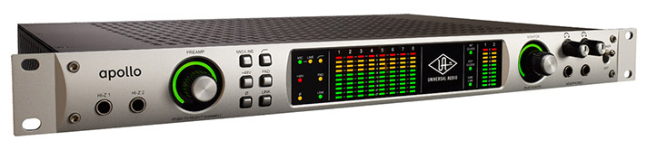 Universal Audio's Apollo Audio Interface was the first pro audio peripheral to offer Thunderbolt connectivity to the audio interface market.